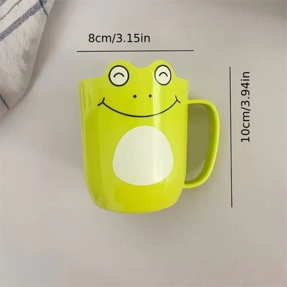 Creative Cartoon Frog Toothbrush Mouthwash Cup - Picture 5 of 5